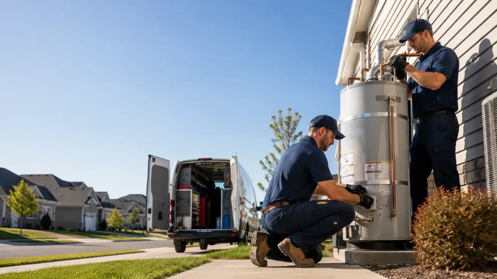 Water Heater Installation in Four States, WV